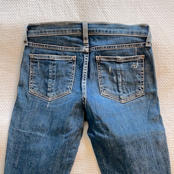 Rag & Bone Distressed Skinny Jeans Size 24 - Picture 5 of 9